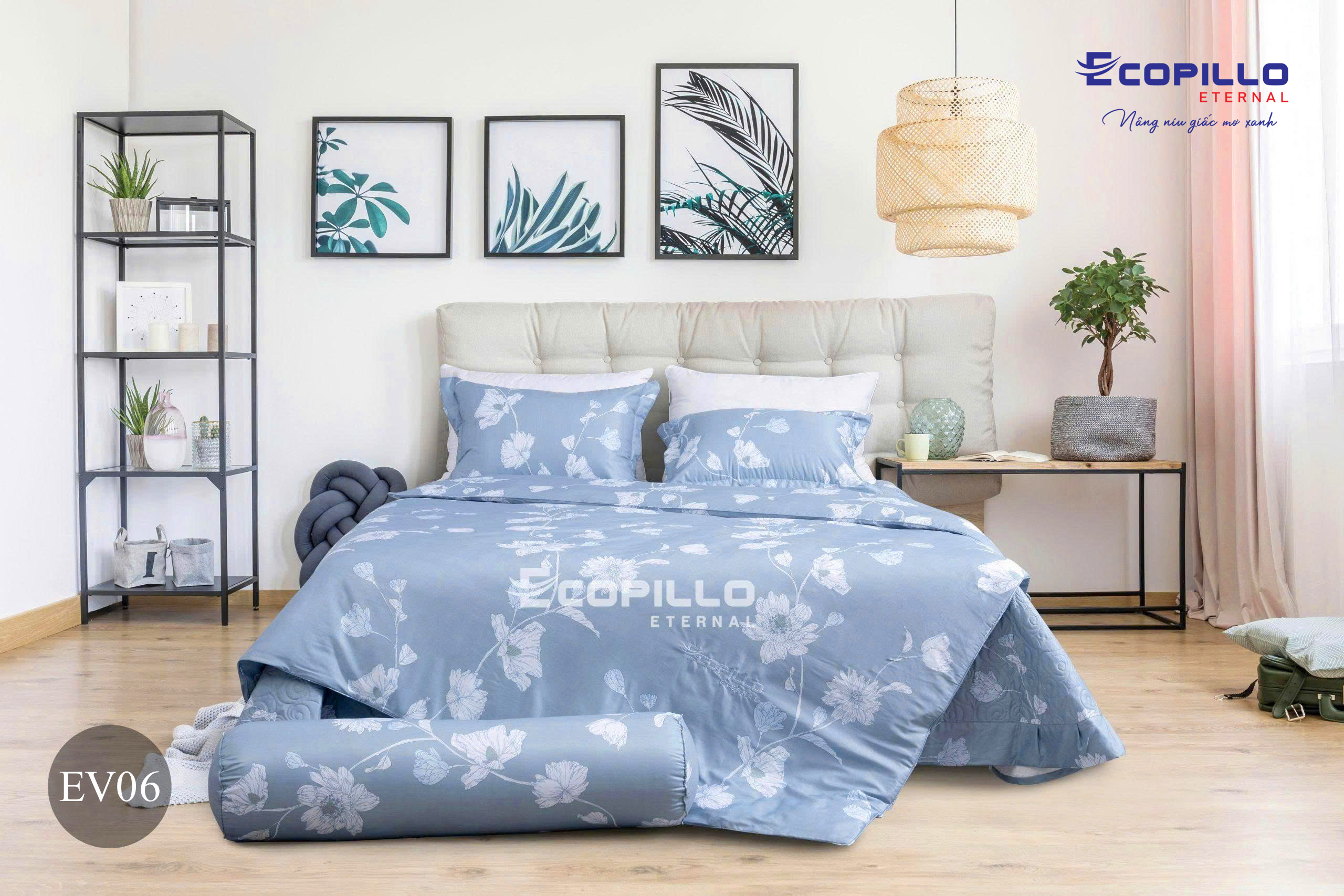 Bộ chăn ga gối cao cấp Eco Vera EV06 Bộ chăn ga gối cao cấp Eco Vera EV06