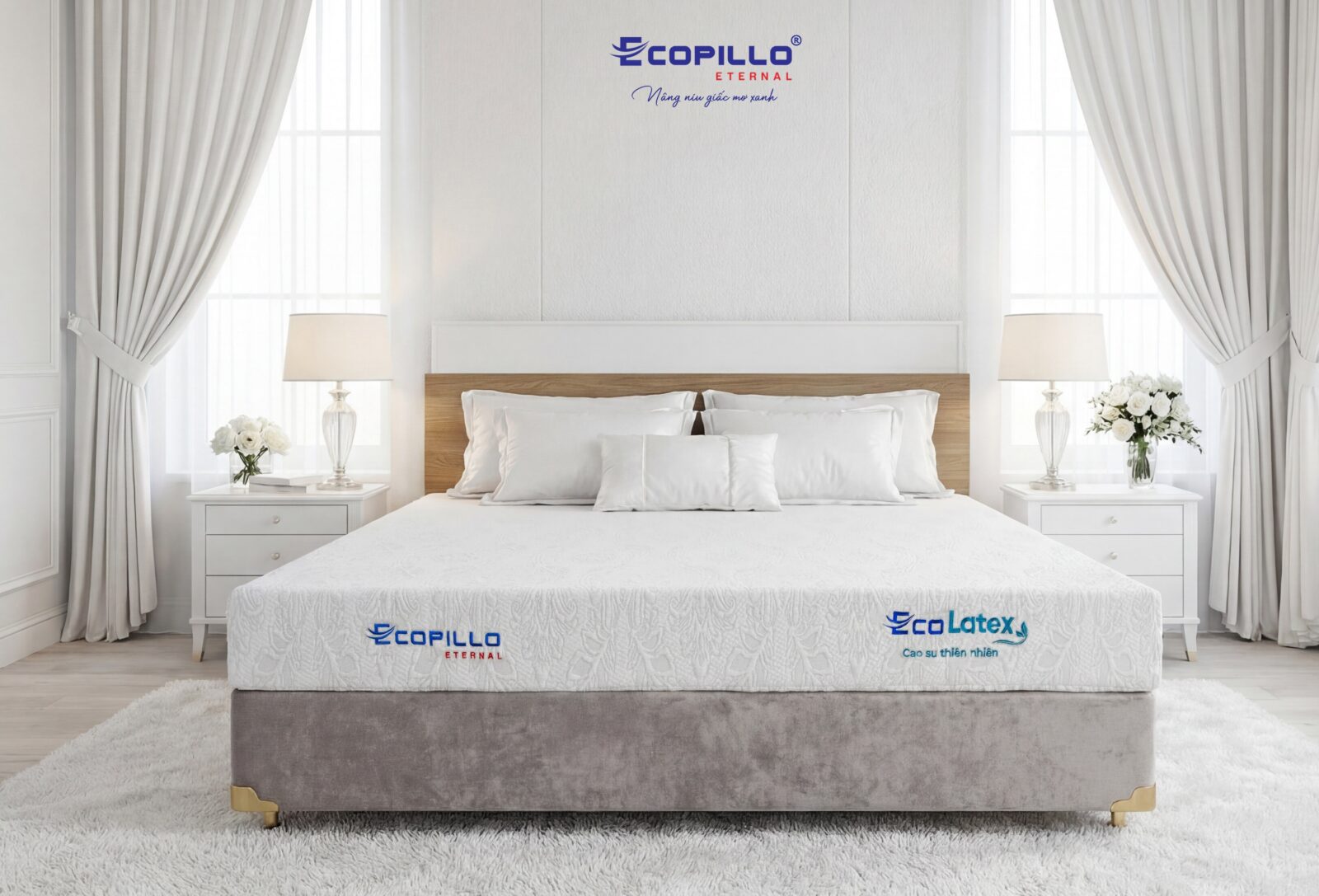 Đệm cao su thiên nhiên Ecopillo