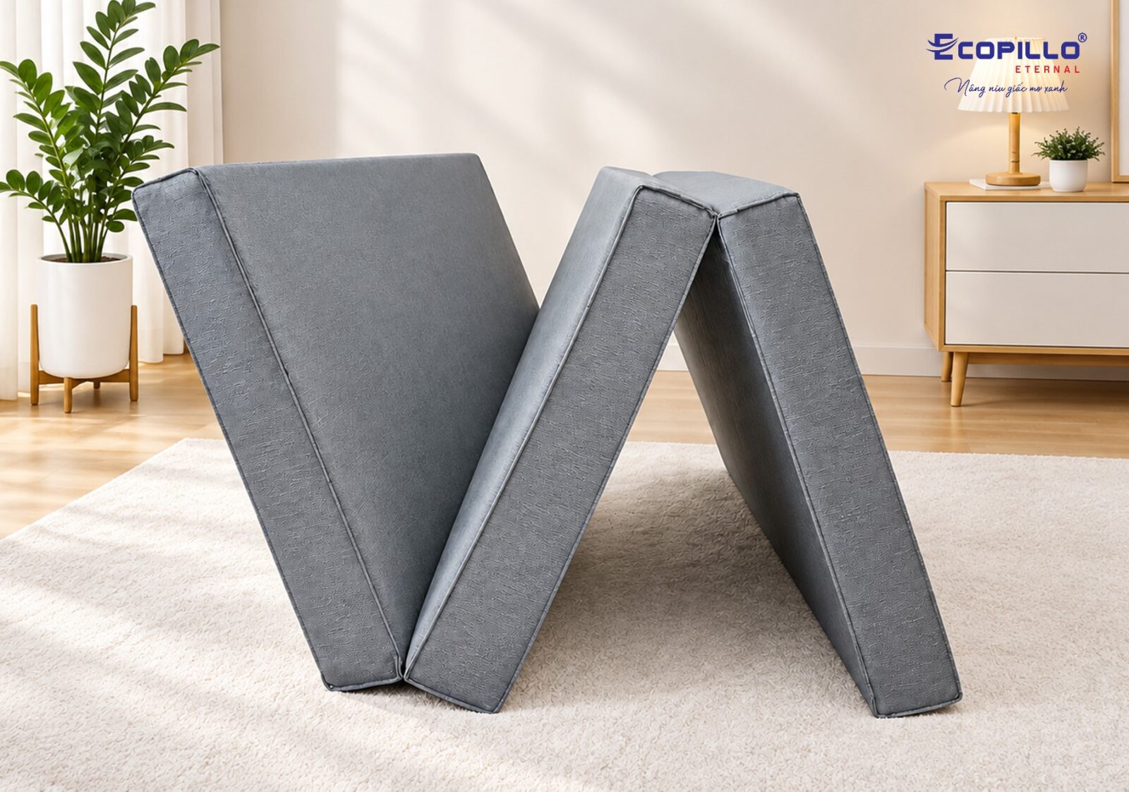Đệm bông Gấm thuần khiết Ecopillo